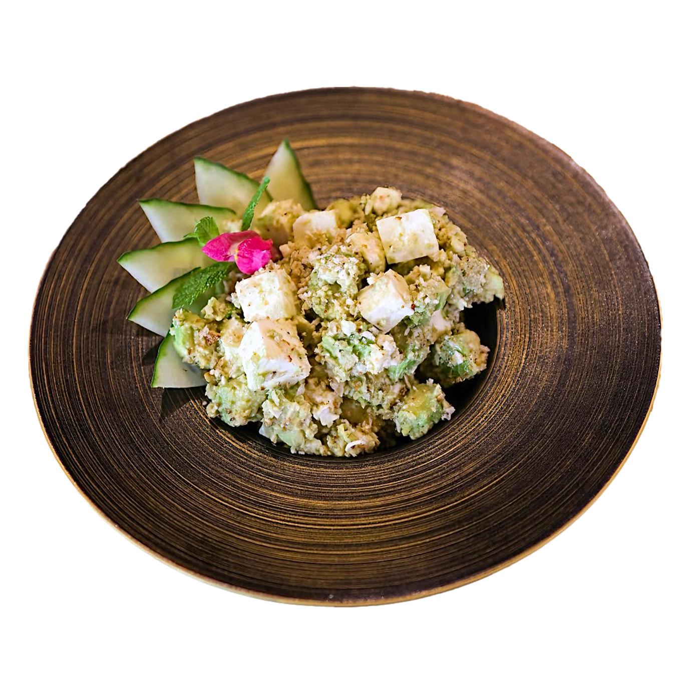 ENSALADA DE AGUACATE Y QUESO