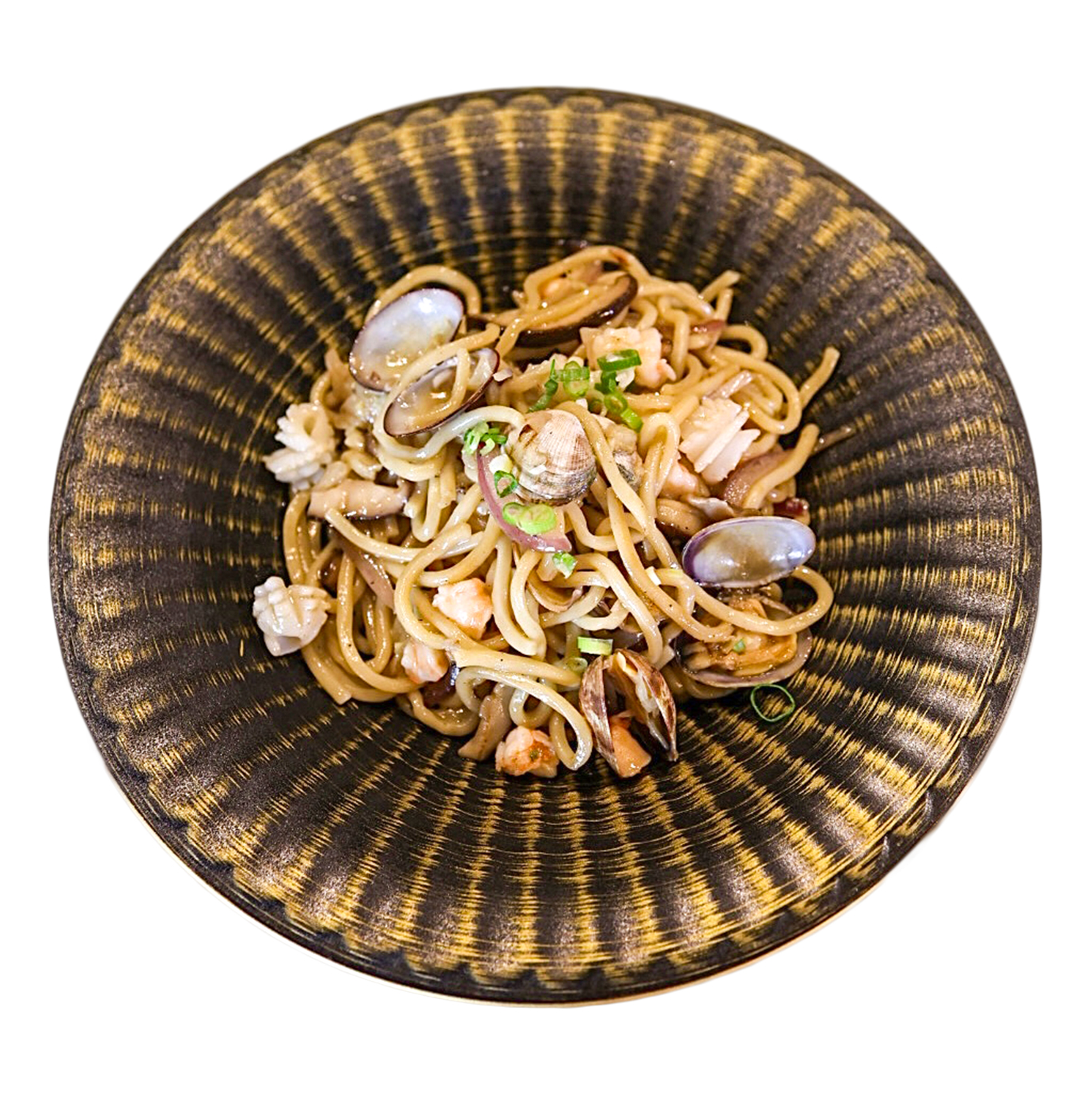 TALLARINES A LA CAZUELA DE MARISCO DE LA CASA